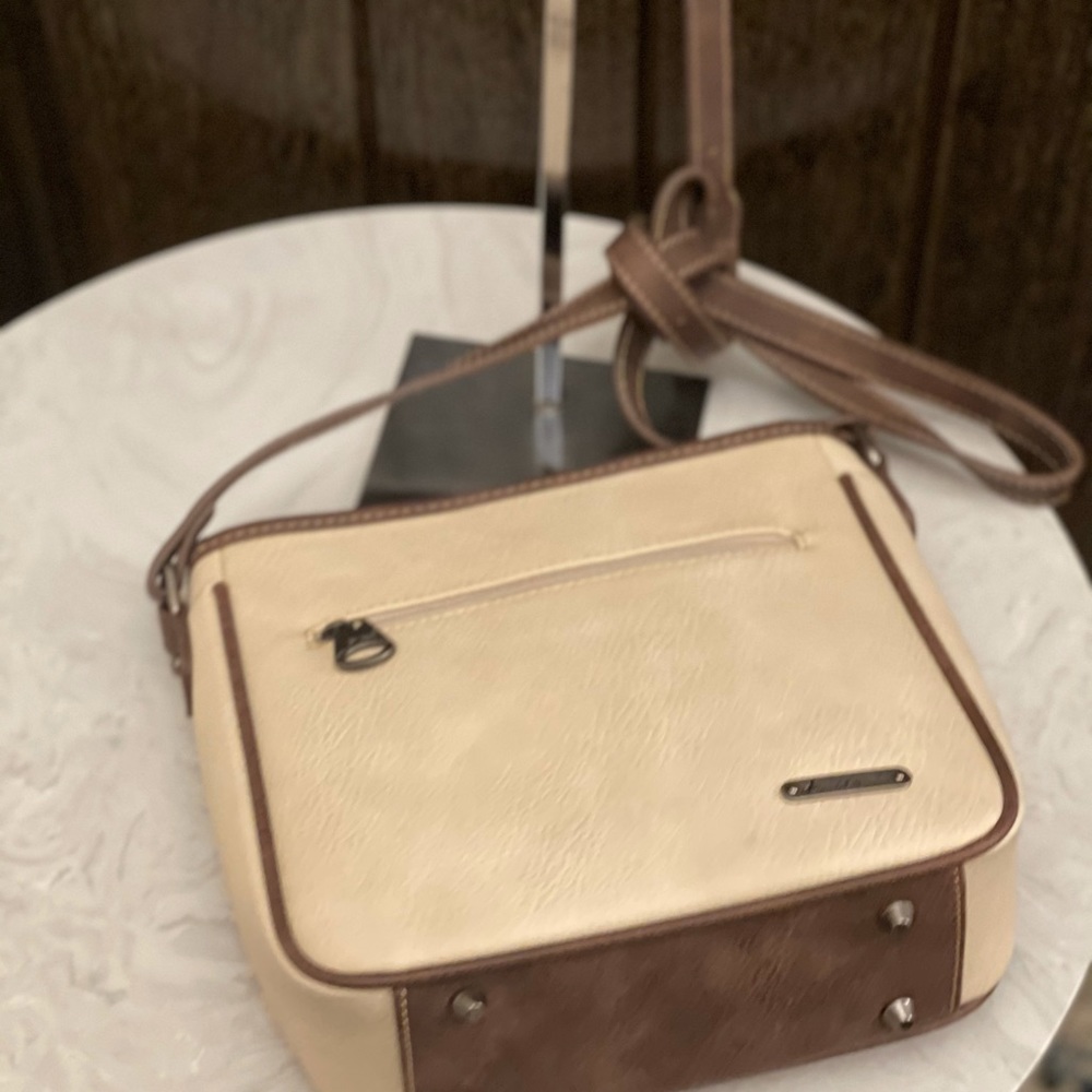 Montana West Aztec Crossbody NWT Beige - Picture 5 of 8